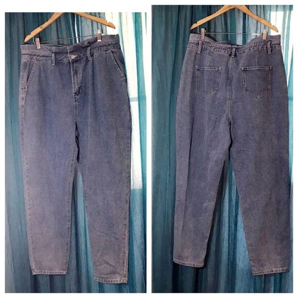 Missguided Riot High-Rise Mom Jeans Size 12 - Picture 1 of 8